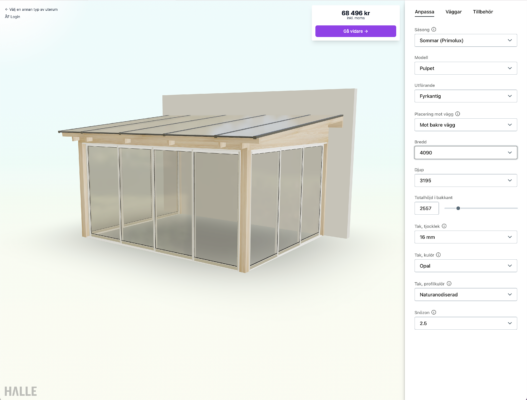 rita ditt uterum i en uterumskofigurator med uterumspartier och kanalplasttak