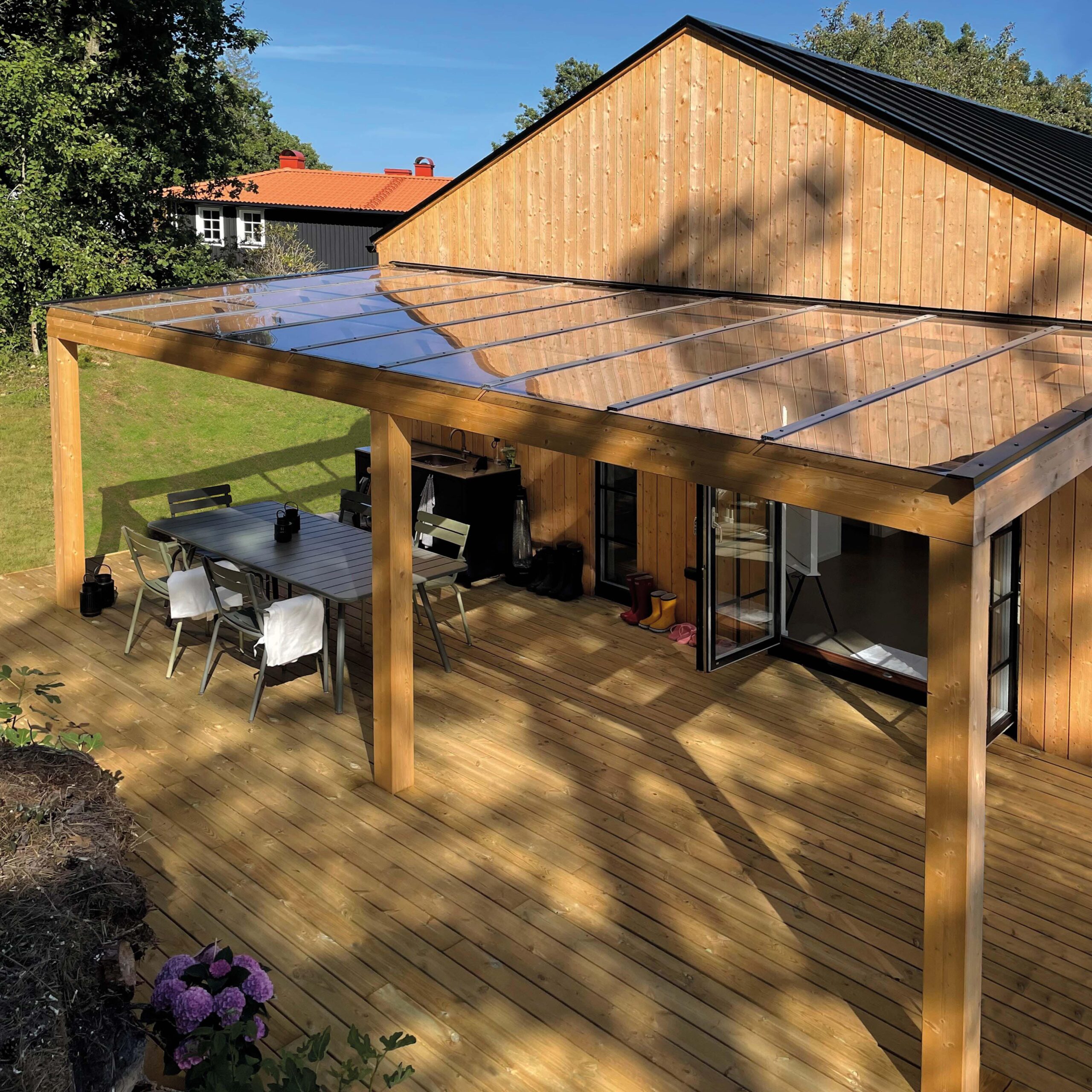 PC-tak är ett plant tak i Polykarbonat