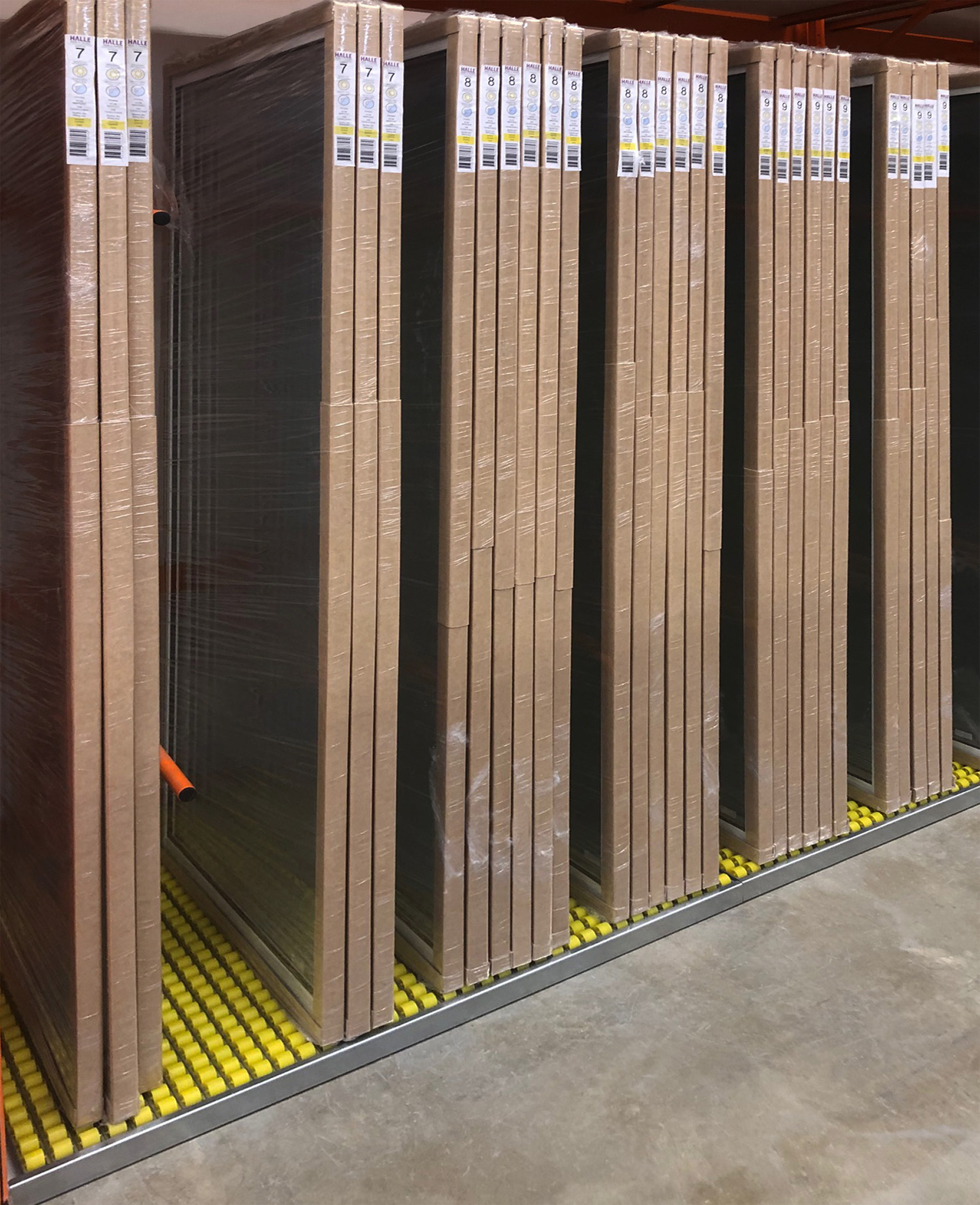 Glaspartier till uterum och uterumssystem för omgående leveranser